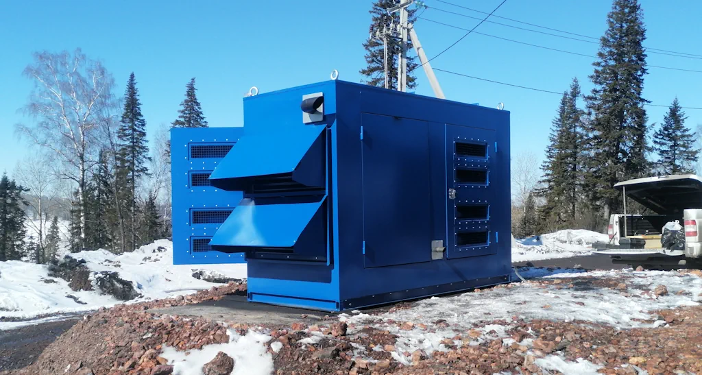 Дизель-генератор ЭТРО 100 квт в кожухе двигатель Yuchai